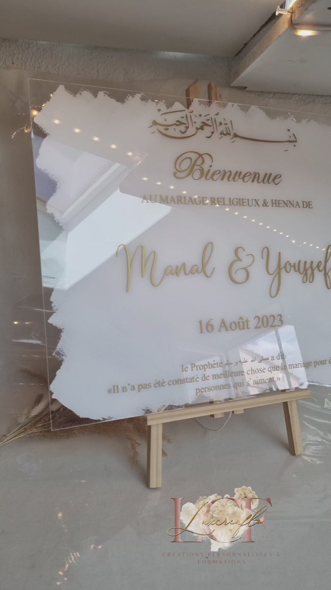 PANNEAU PLEXIGLASS ROND PERSONNALISÉE – Luxcreaflo