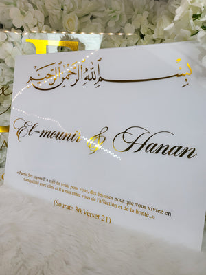 Ouvrir l&#39;image dans le diaporama, PANNEAU DÉCORATIF EN PLEXIGLASS PERSONNALISÉES 50x70cm
