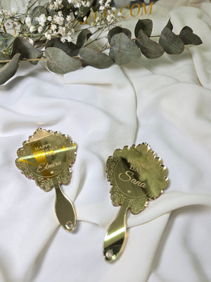 Ouvrir l&#39;image dans le diaporama, MAGNET MIROIR GRAVÉ CADEAU INVITÉS
