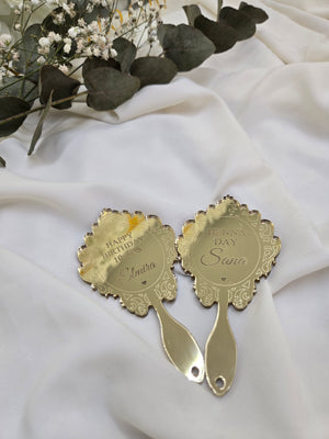 MAGNET MIROIR GRAVÉ CADEAU INVITÉS