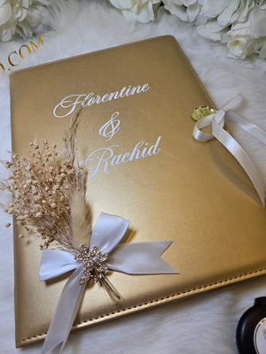 CERTIFICAT DE MARIAGE NIKKAH GRAVÉ À EMPREINTE