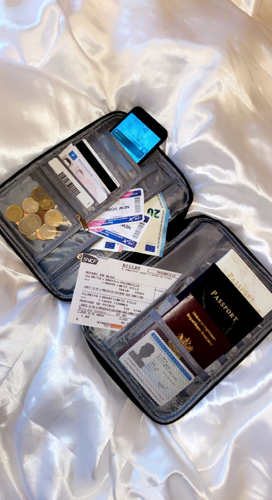 Pochette porte documents de voyage – Luxcreaflo