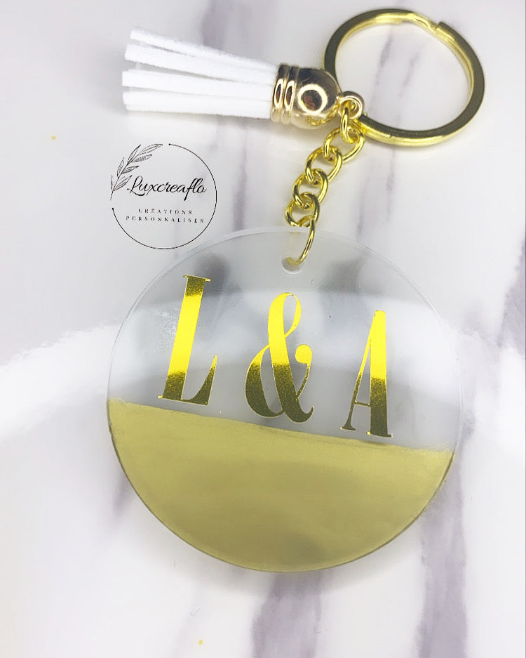 Porte clés avec peinture personnalisée – Luxcreaflo
